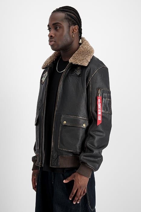 B-15 LEATHER CUSTOM VINTAGE BROWN 5