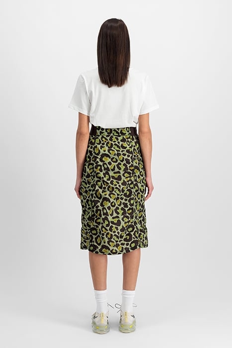 MA-1 MIDI SKIRT CAMO OLIVE LEO CAMO 4