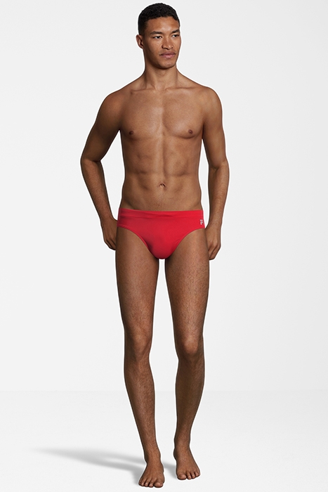 SANTOS SWIM BRIEFS TRUE RED 3