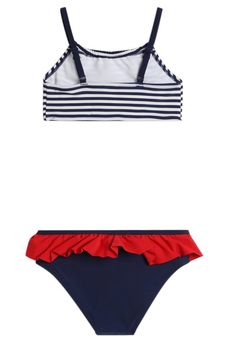 SOKODE BIKINI AOP BLACK IRIS-BRIGHT WHITE SPRIPED 2