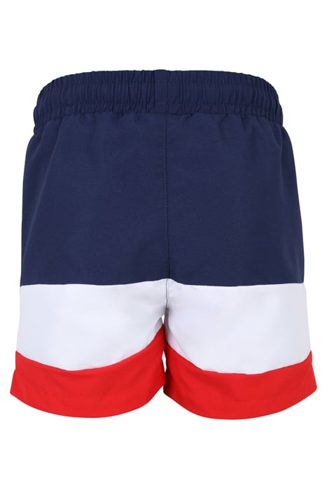LANGULA BEACH SHORTS BLACK IRIS-BRIGHT WHITE-TRUE RED 2