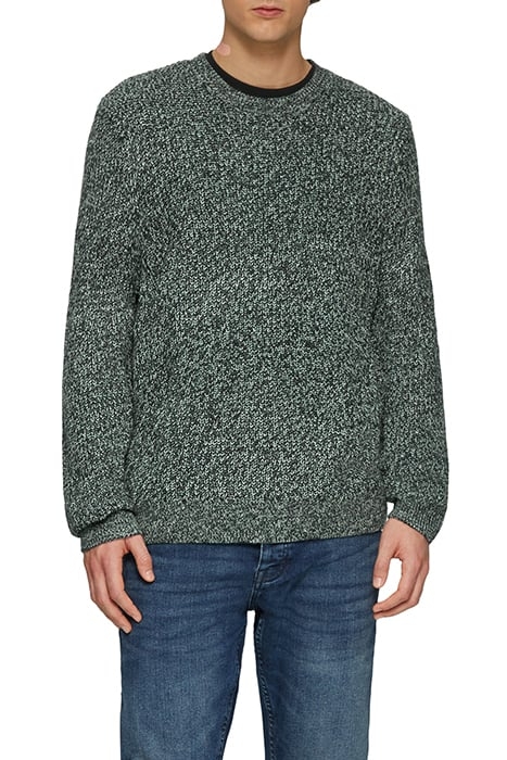 S.OLIVER-QS PULLOVER GREEN-MELANGE 1