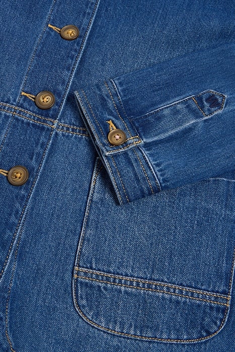 CARRIE DENIM JACKET MID DENIM 7