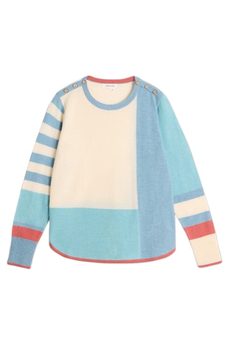 EMMA COLOURBLOCK JUMPER BLUE MULTI 3