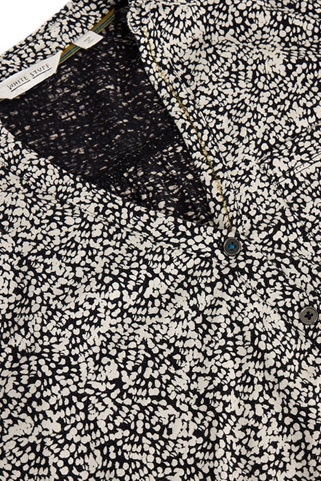 ANNIE LONGLINE SHIRT BLACK PRINT 6
