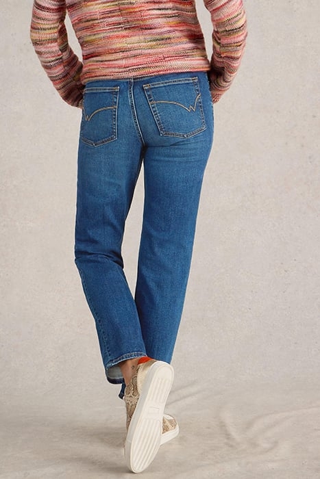 TAYLOR STRAIGHT JEAN MID DENIM 2