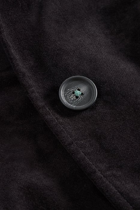 KARLA VELVET COAT PURE BLACK 6