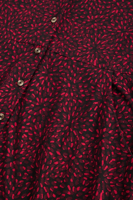 RUA JERSEY SHIRT DRESS PINK PRINT 6