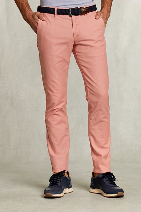 SLIM FIT SOIL PINK CHINO 1
