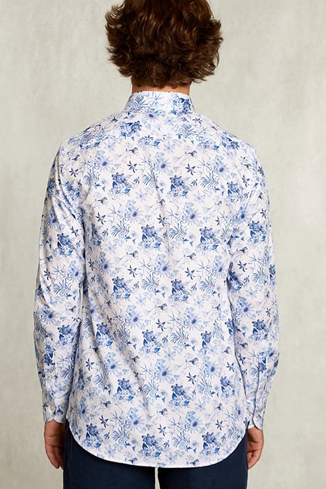 CUSTOM FIT FLORAL SHIRT MULTI WHITE 2