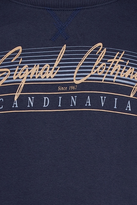 KAVINSI CREW W. PRINT+ DEEP MARINE 7