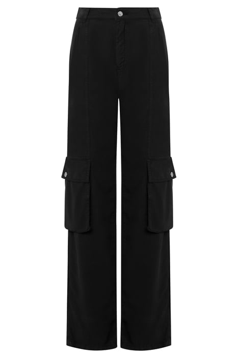 BLACK LYOCELL PANTS BLACK 3