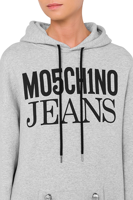 SWEATSHIRT DRESS GREY 4