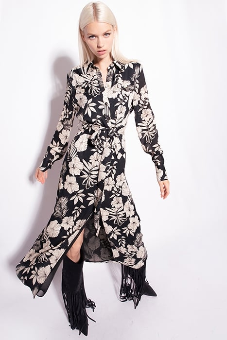 ASSENTE DRESS BLACK/BUTTER 1