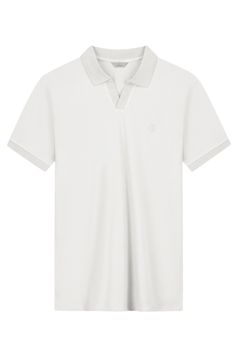 DS_BOWIE V- NECK POLO WHITE WHITE 3