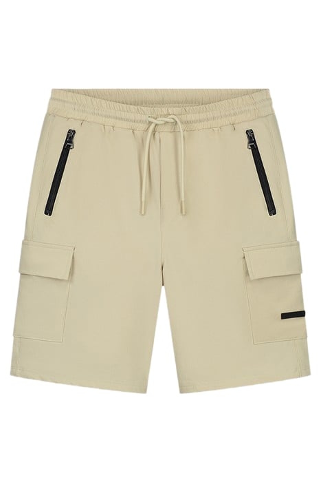NEIL NYLON SHORT OATMILK 2