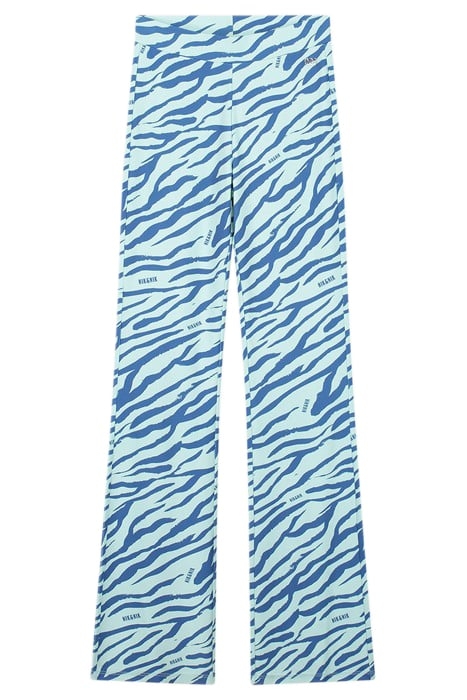 ZEBRA FLARED PANTS OCEAN MINT 2