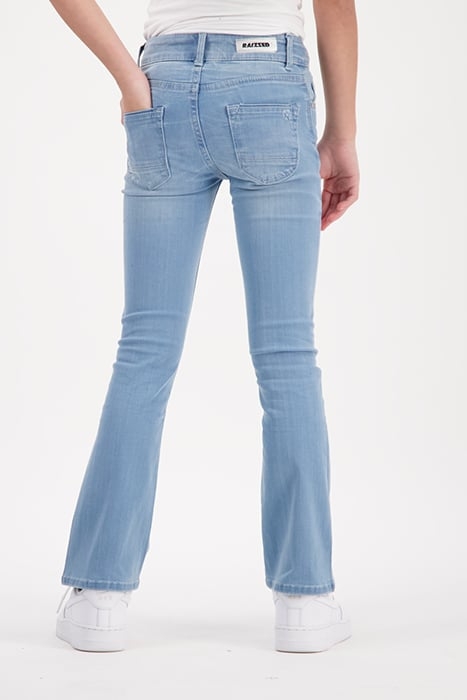 GIRLS MELBOURNE JEANS LIGHT BLUE STONE 2