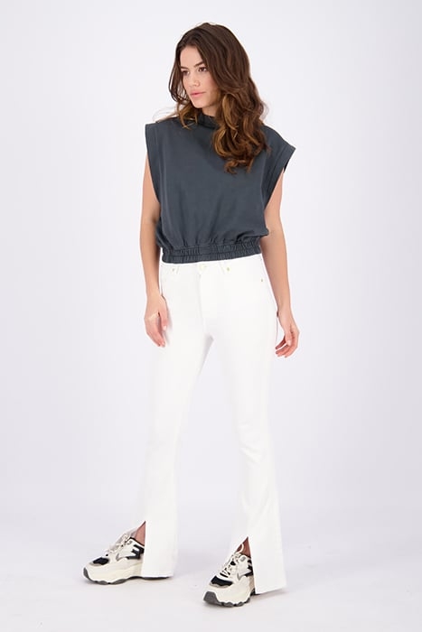 SUNRISE SPLIT JEANS WHITE 1