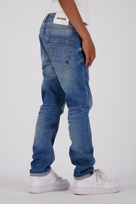 BOYS BERLIN JEANS MID BLUE STONE 8