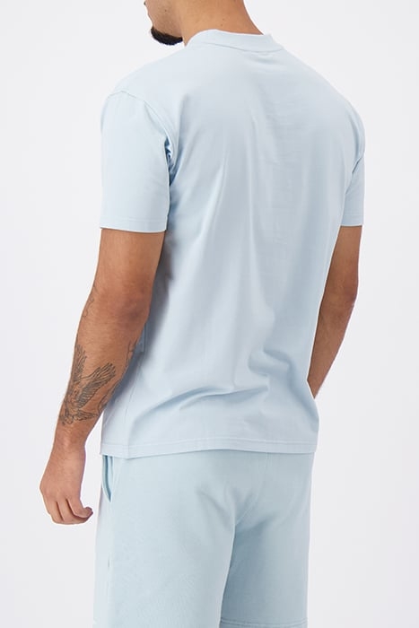 CURSIVE SCRIPT TEE ICE BLUE 4