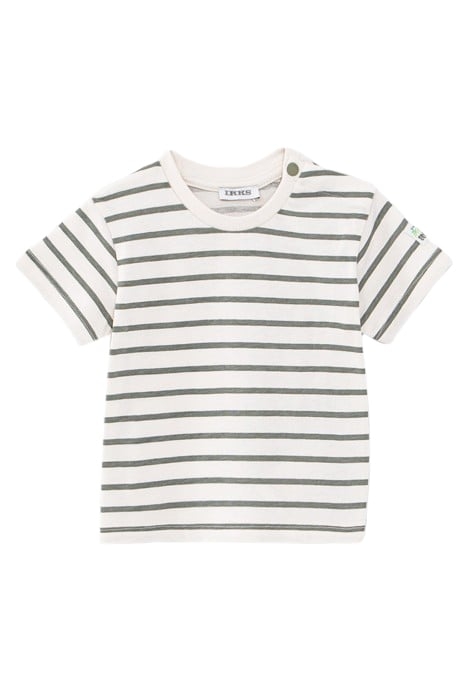 BABY BOYS’ STRIPED T-SHIRT AND DUNGAREES OUTFIT 4
