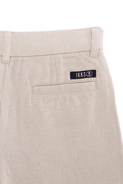 BOYS' BEIGE COTTON LINEN BERMUDA SHORTS 4