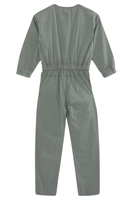 GIRLS’ KHAKI ZIPPED JUMPSUIT 2