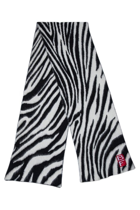 ZEBRA SCARF BW ALPACA BW 1