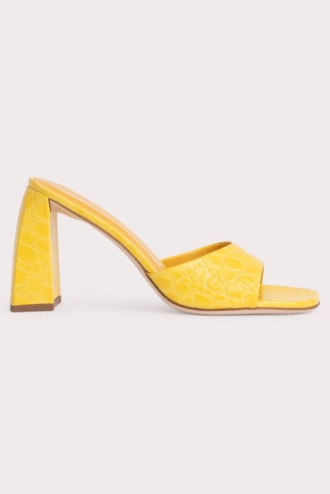 MICHELE DUCKLING CIRCULAR CROCO EMBOSSED LEATHER DUCKLING 1