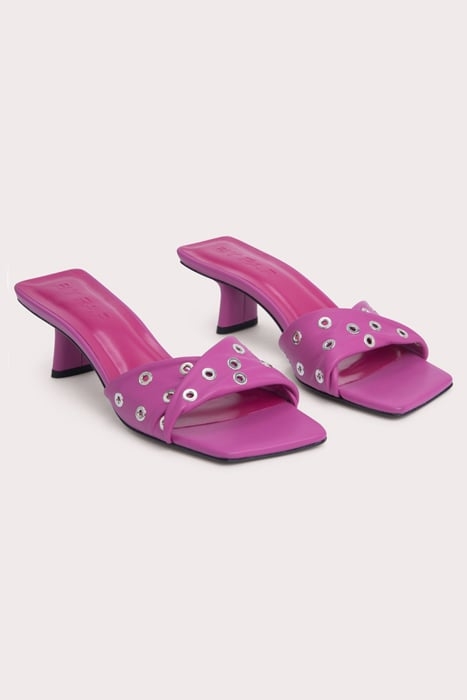 ROCCO FUCHSIA NAPPA LEATHER AND EYELETS FUCHSIA 2