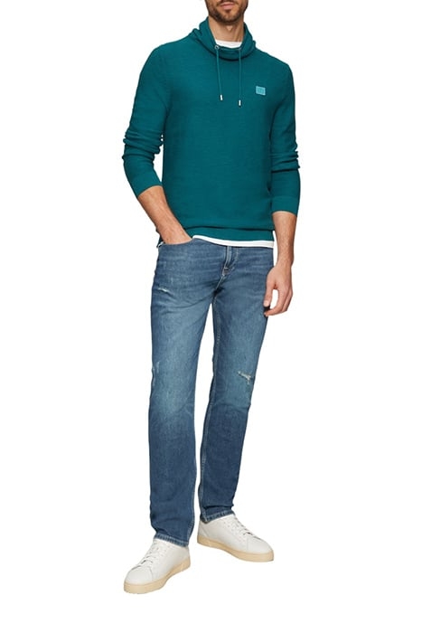 S.OLIVER PULLOVER BLUE-PETROL 2