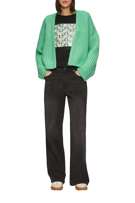 S.OLIVER T-SHIRTS GREY/BLACK 4