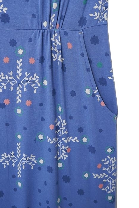 TALLIE ECO VERO JERSEY DRESS BLUE MULTI 4