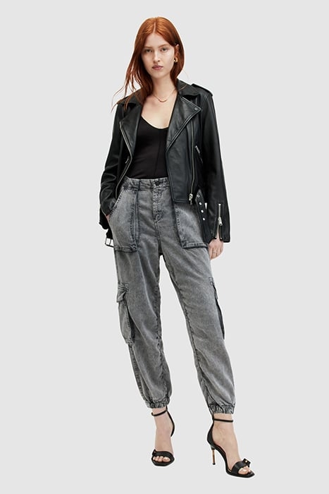 FRIEDA DENIM TROUSER ANTHRACITE 2