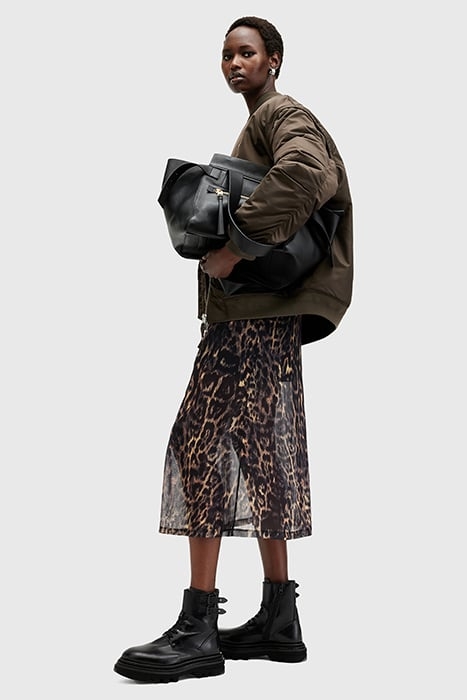 HANNA MESH DRESS JINX GOLDEN BROWN 4