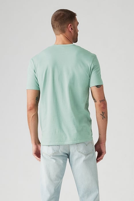 PREMIUM SLIM FIT TEE GARMENT DYE AQUIFER 2