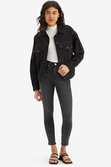 721 HIGH RISE SKINNY LAVA ROCK RHINESTON 5