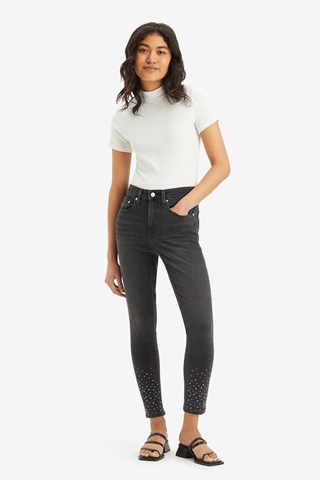 721 HIGH RISE SKINNY LAVA ROCK RHINESTON 2