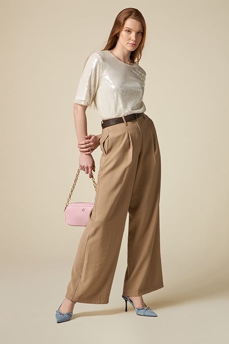 WIDE LEG TROUSERS NATURAL 2
