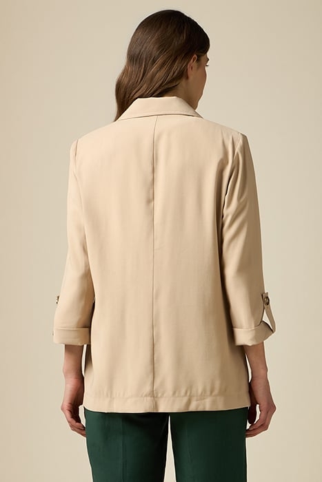 VISCOSE TWILL BLAZER NATURAL 2