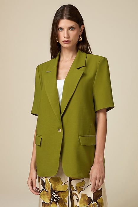 SHORT-SLEEVED BLAZER GREEN 1