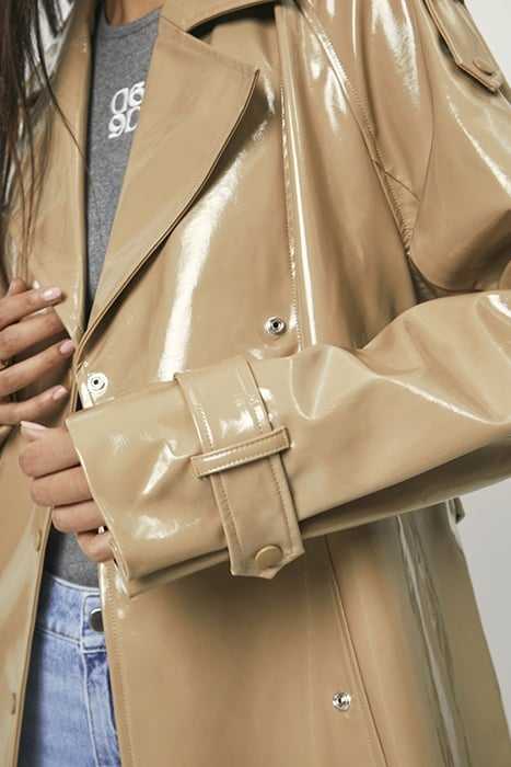 MARCEAU FAUX TRENCHCOAT AMBER WAVE 8