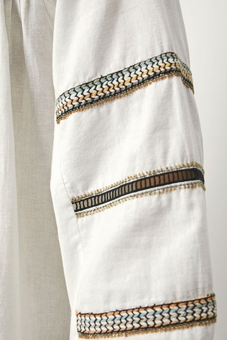 ZAZOU BOHEMIAN MINI DRESS BUTTER CREAM 7