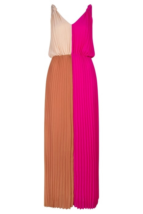 RUELLE COLOURBLOCK DRESS HIBISCUS PINK 8