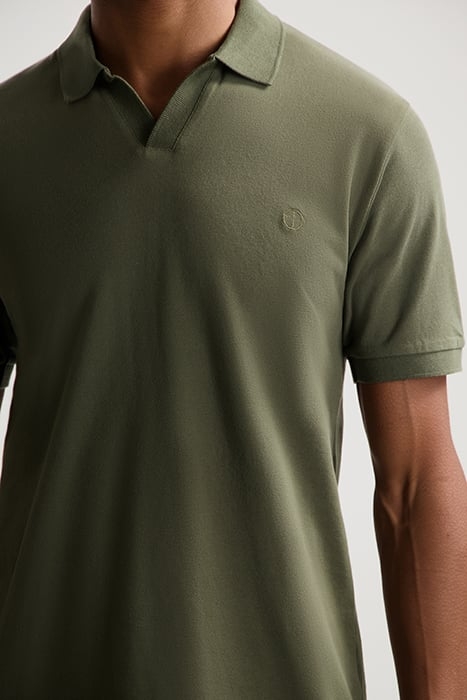 DS_BOWIE V-NECK POLO ARMY GREEN 5