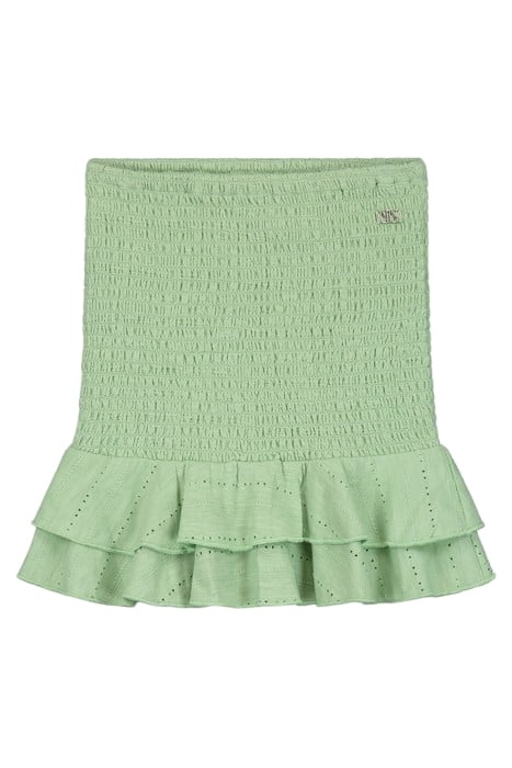BRODERIE SKIRT MISTY GREEN 1
