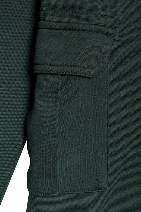 CARGO POCKET HOODIE ARGYLE TEAL 7