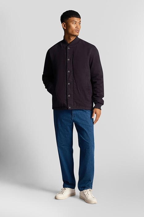 WADDED LOGO JACKET DARK NAVY 3