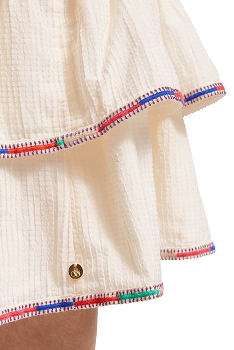 EMBROIDERED MINI SKIRT SOFT ICE 8